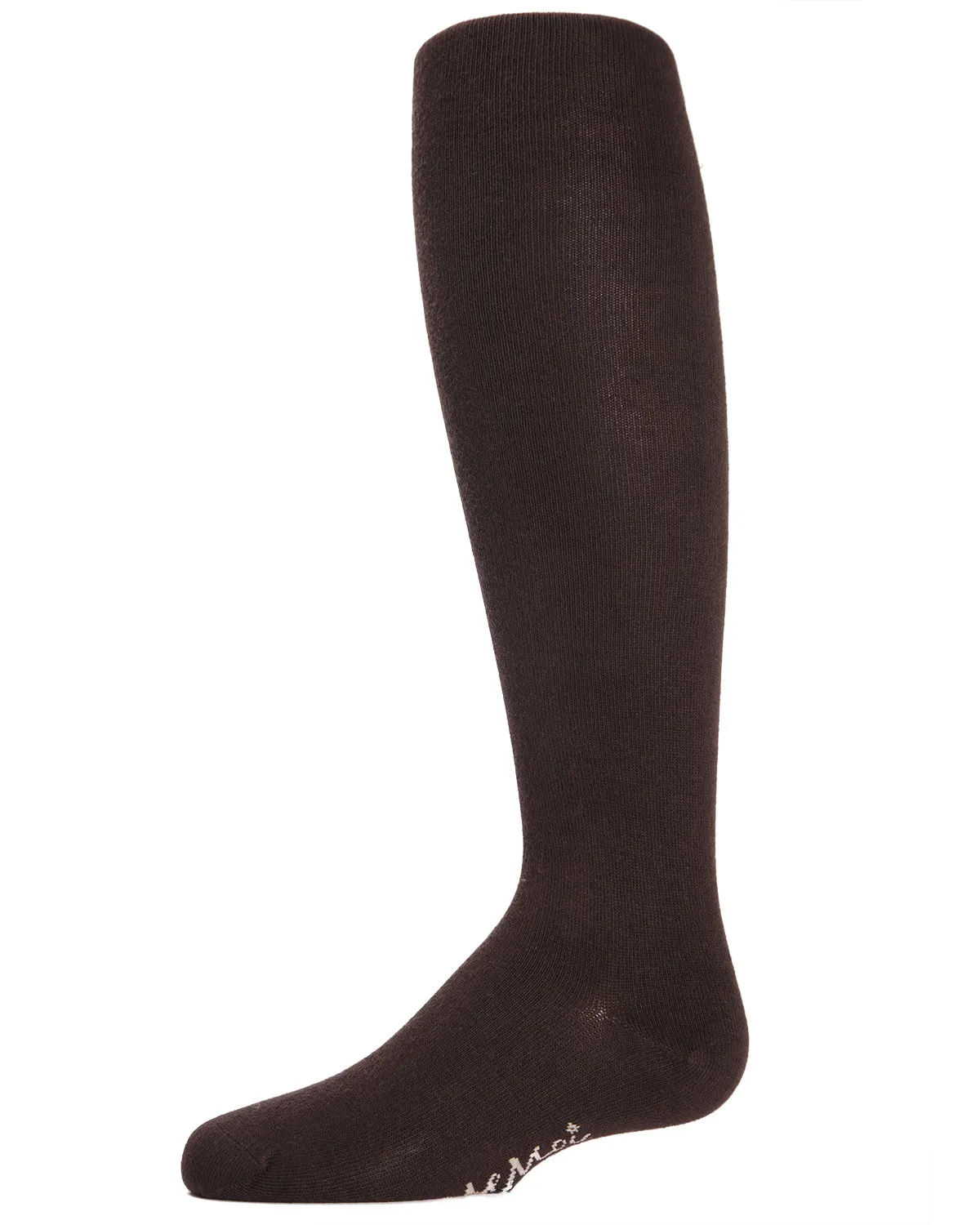 Girls' Soft Pima Cotton Opaque Tights