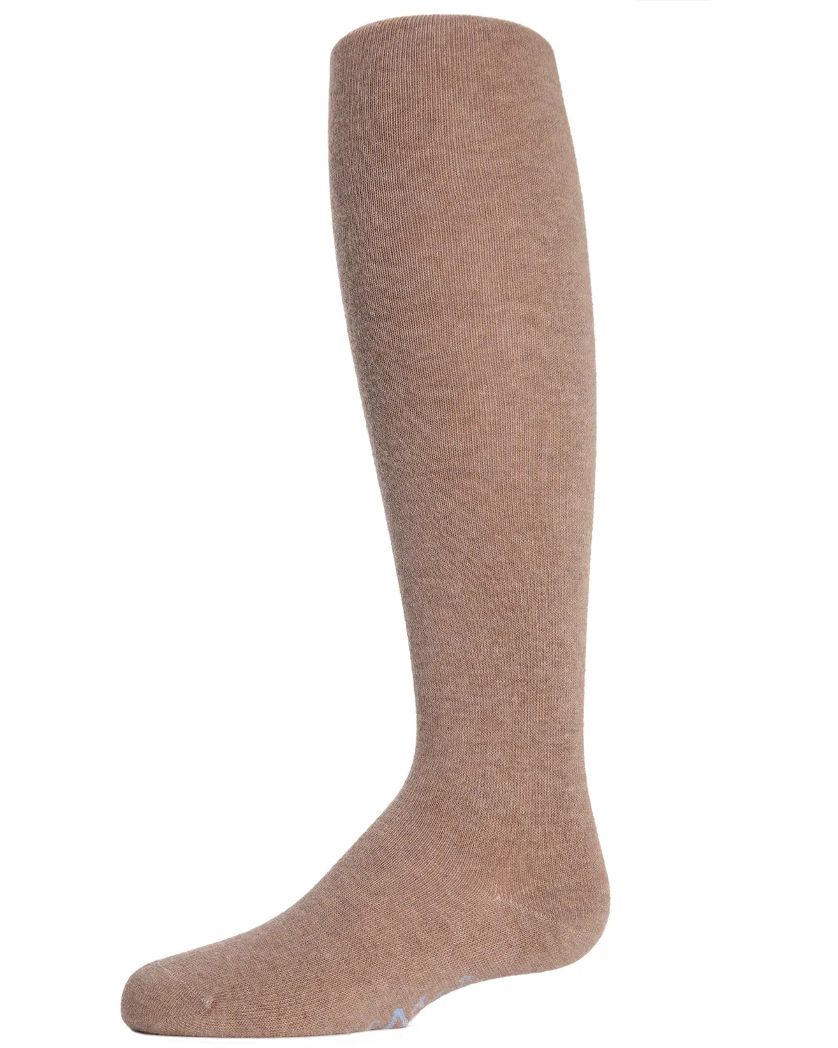 Girls' Soft Pima Cotton Opaque Tights