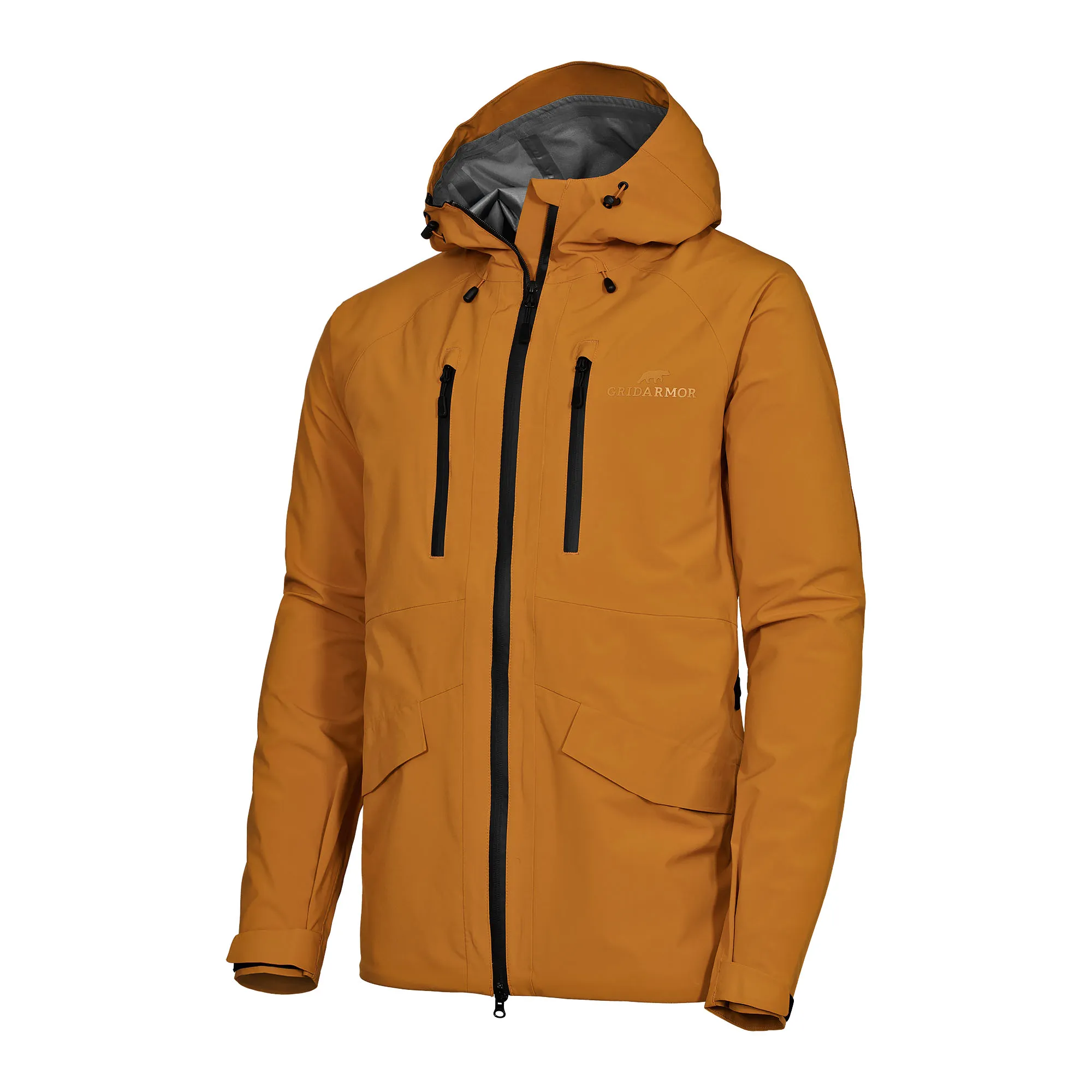 Gridarmor 3 Layer Shell Jacket Men Golden Oak | Buy Gridarmor 3 Layer Shell Jacket Men Golden Oak here | Outnorth