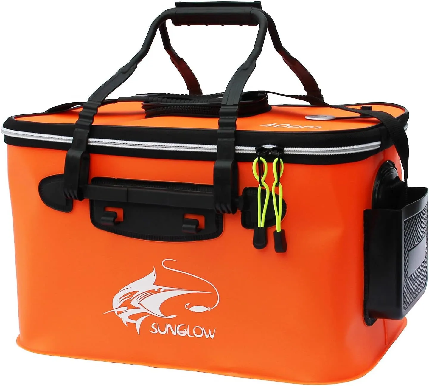 Grneric Foldable Fishing Bucket – Live Bait & Fish Container, EVA