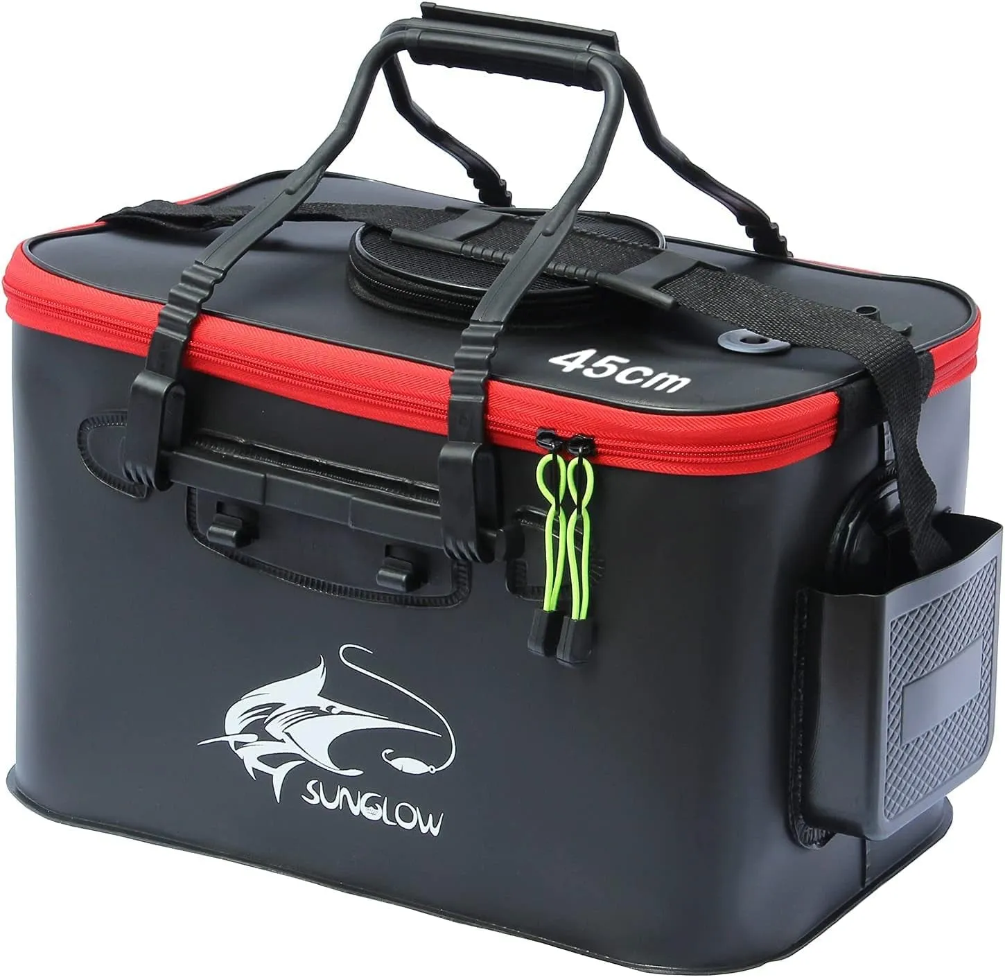 Grneric Foldable Fishing Bucket – Live Bait & Fish Container, EVA