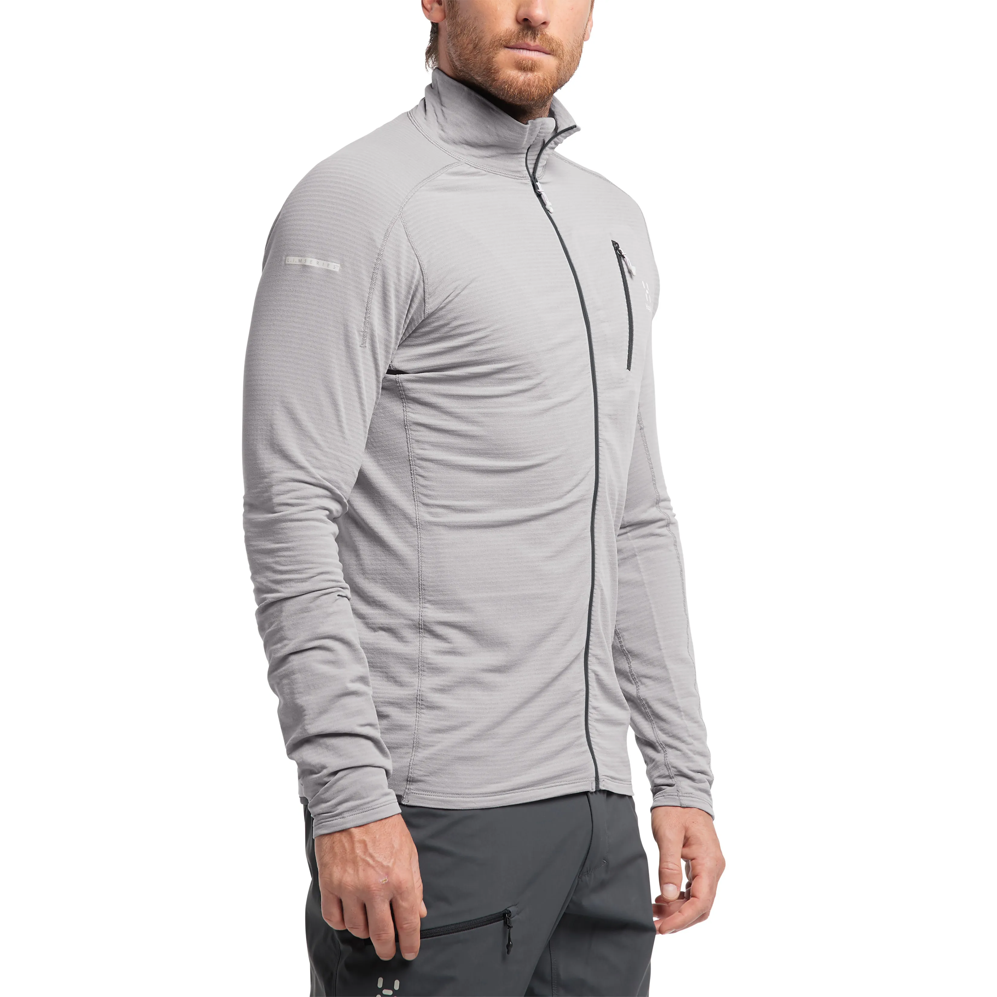 Haglöfs L.I.M Mid Jacket Men Concrete | Buy Haglöfs L.I.M Mid Jacket Men Concrete here | Outnorth