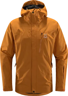 Haglöfs Men&#x27;s Astral Gore-Tex Jacket Desert Yellow | Buy Haglöfs Men&#x27;s Astral Gore-Tex Jacket Desert Yellow here | Outnorth