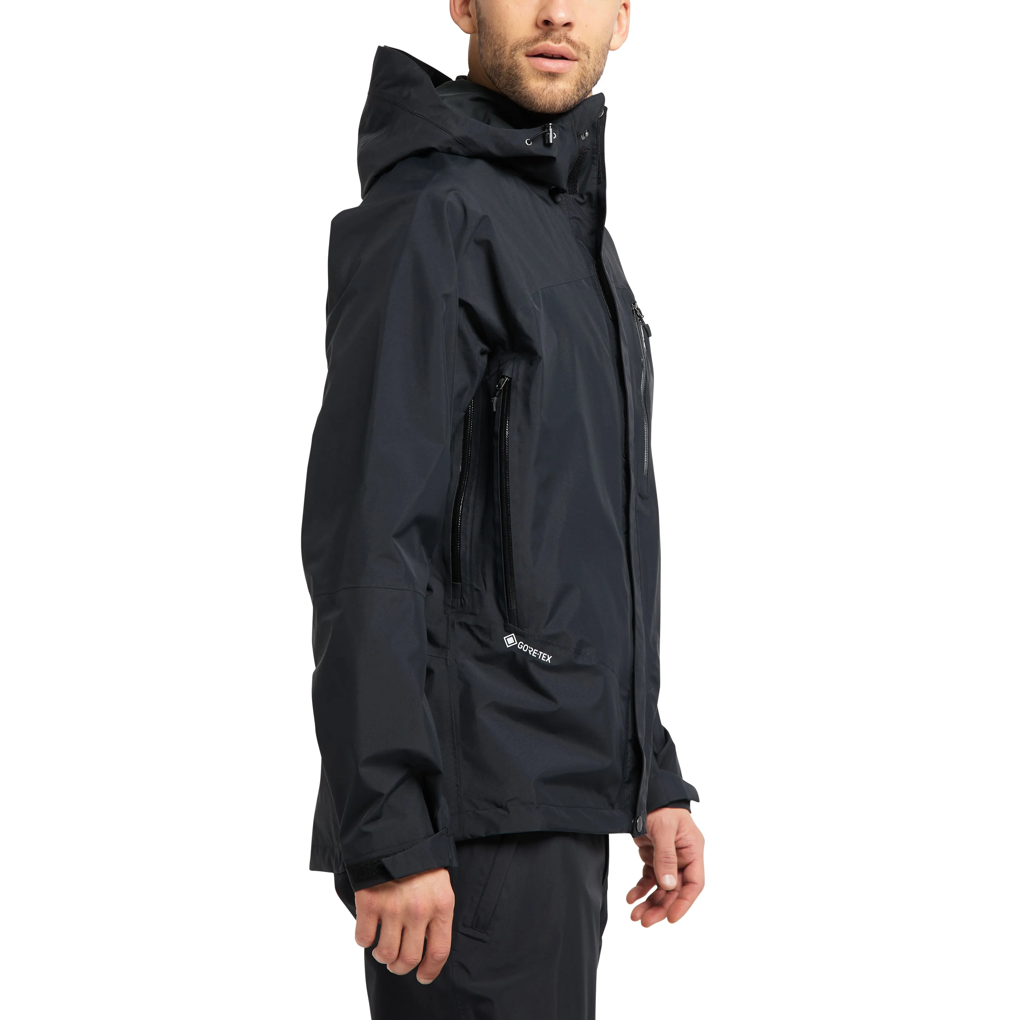 Haglöfs Men&#x27;s Astral Gore-Tex Jacket True Black | Buy Haglöfs Men&#x27;s Astral Gore-Tex Jacket True Black here | Outnorth