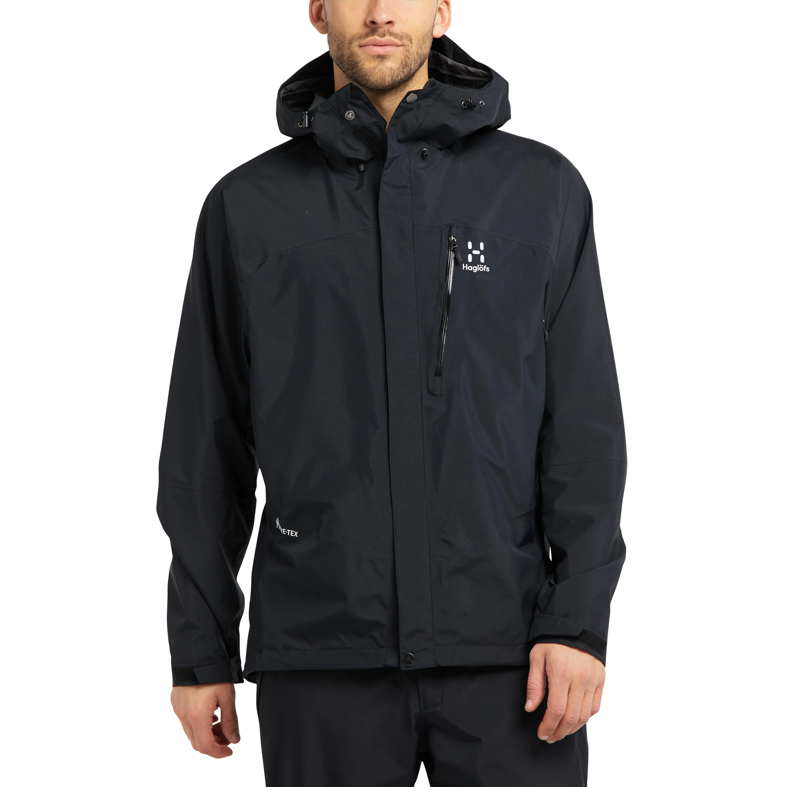 Haglöfs Men&#x27;s Astral Gore-Tex Jacket True Black | Buy Haglöfs Men&#x27;s Astral Gore-Tex Jacket True Black here | Outnorth