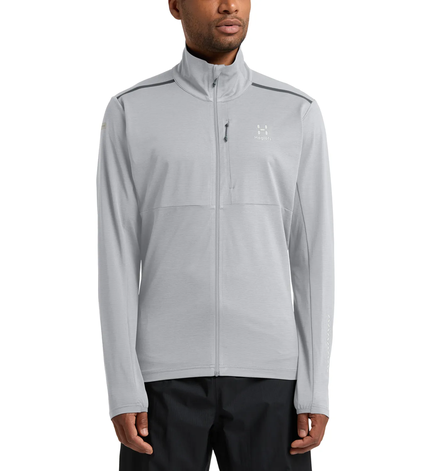 Haglöfs Men&#x27;s L.I.M Strive Mid Jacket Concrete | Buy Haglöfs Men&#x27;s L.I.M Strive Mid Jacket Concrete here | Outnorth