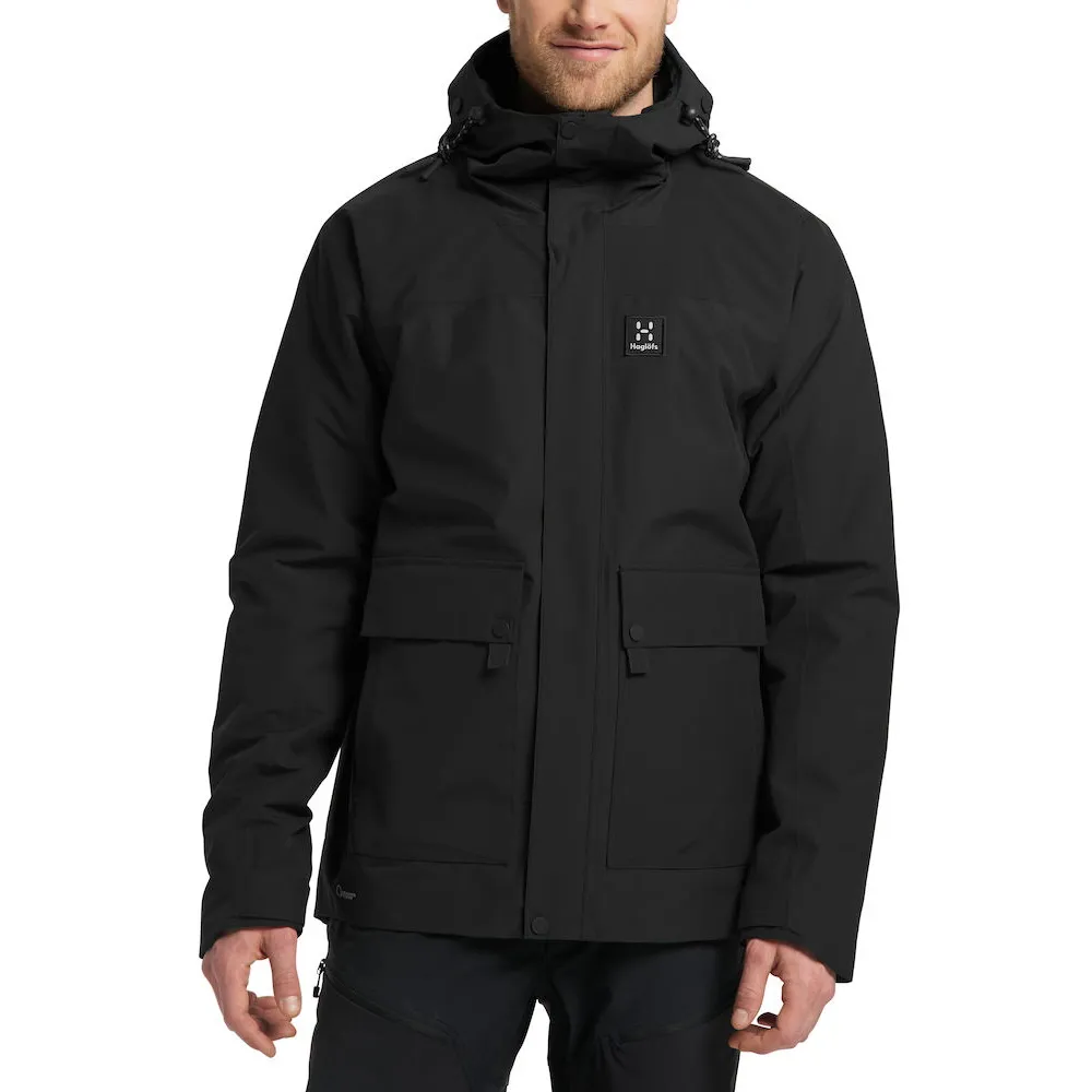 Haglöfs Men&#x27;s Orsa Jacket True Black | Buy Haglöfs Men&#x27;s Orsa Jacket True Black here | Outnorth