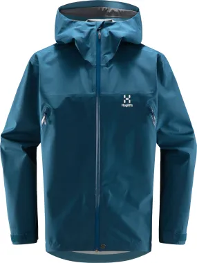 Haglöfs Men&#x27;s Roc Gore-Tex Jacket Dark Ocean | Buy Haglöfs Men&#x27;s Roc Gore-Tex Jacket Dark Ocean here | Outnorth