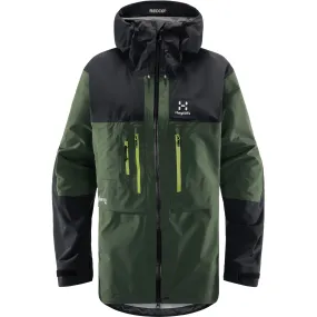 Haglöfs Roc Nordic Gore-Tex Pro Jacket Men&#x27;s Fjell Green/True Black | Buy Haglöfs Roc Nordic Gore-Tex Pro Jacket Men&#x27;s Fjell Green/True Black here | Outnorth
