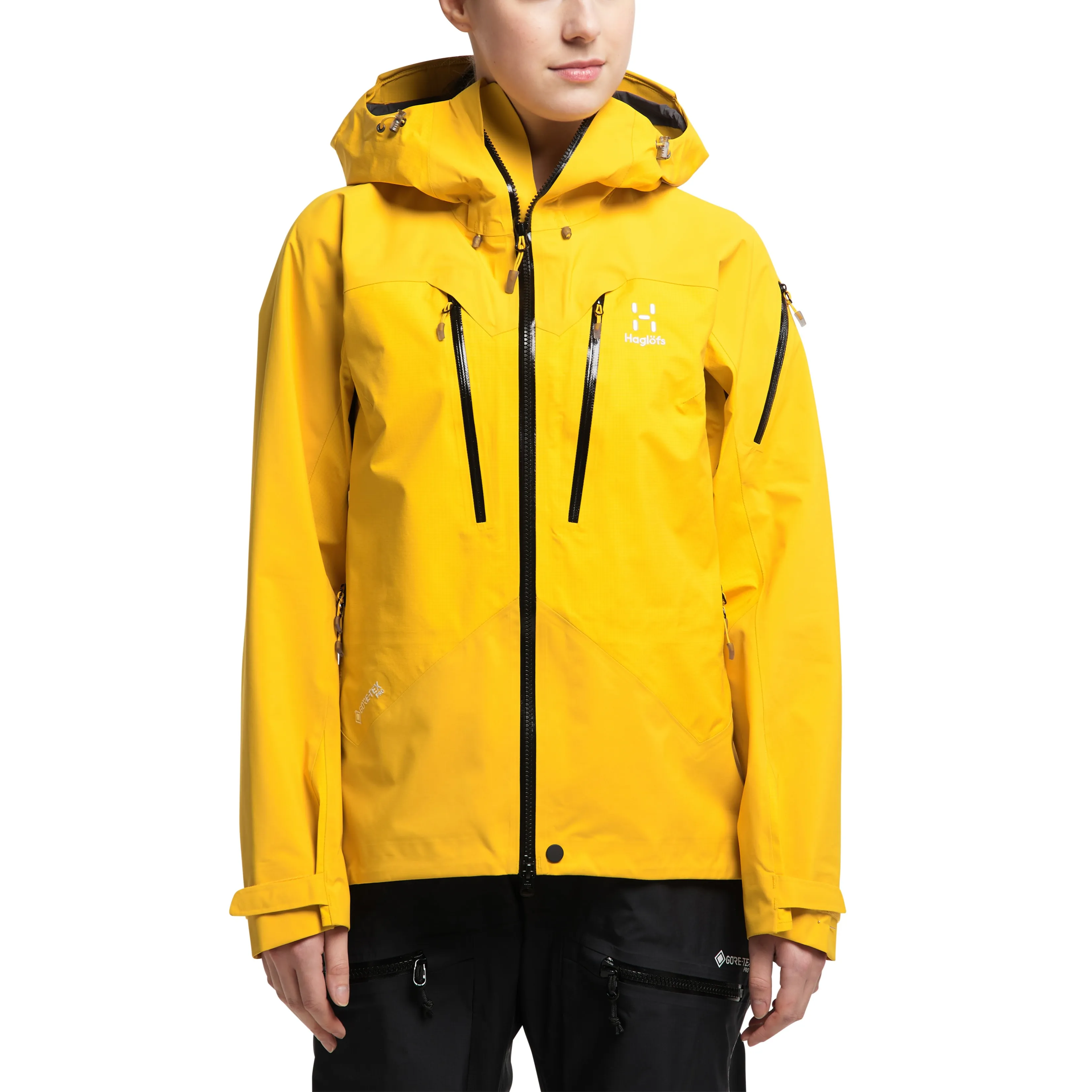 Haglöfs Spitz Jacket Women&#x27;s (2020) Pumpkin Yellow | Buy Haglöfs Spitz Jacket Women&#x27;s (2020) Pumpkin Yellow here | Outnorth