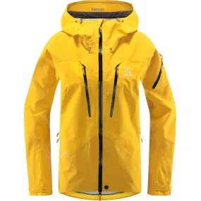 Haglöfs Spitz Jacket Women&#x27;s (2020) Pumpkin Yellow | Buy Haglöfs Spitz Jacket Women&#x27;s (2020) Pumpkin Yellow here | Outnorth