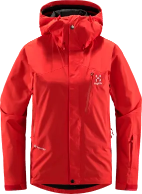 Haglöfs Women&#x27;s Astral GORE-TEX Jacket Poppy Red | Buy Haglöfs Women&#x27;s Astral GORE-TEX Jacket Poppy Red here | Outnorth