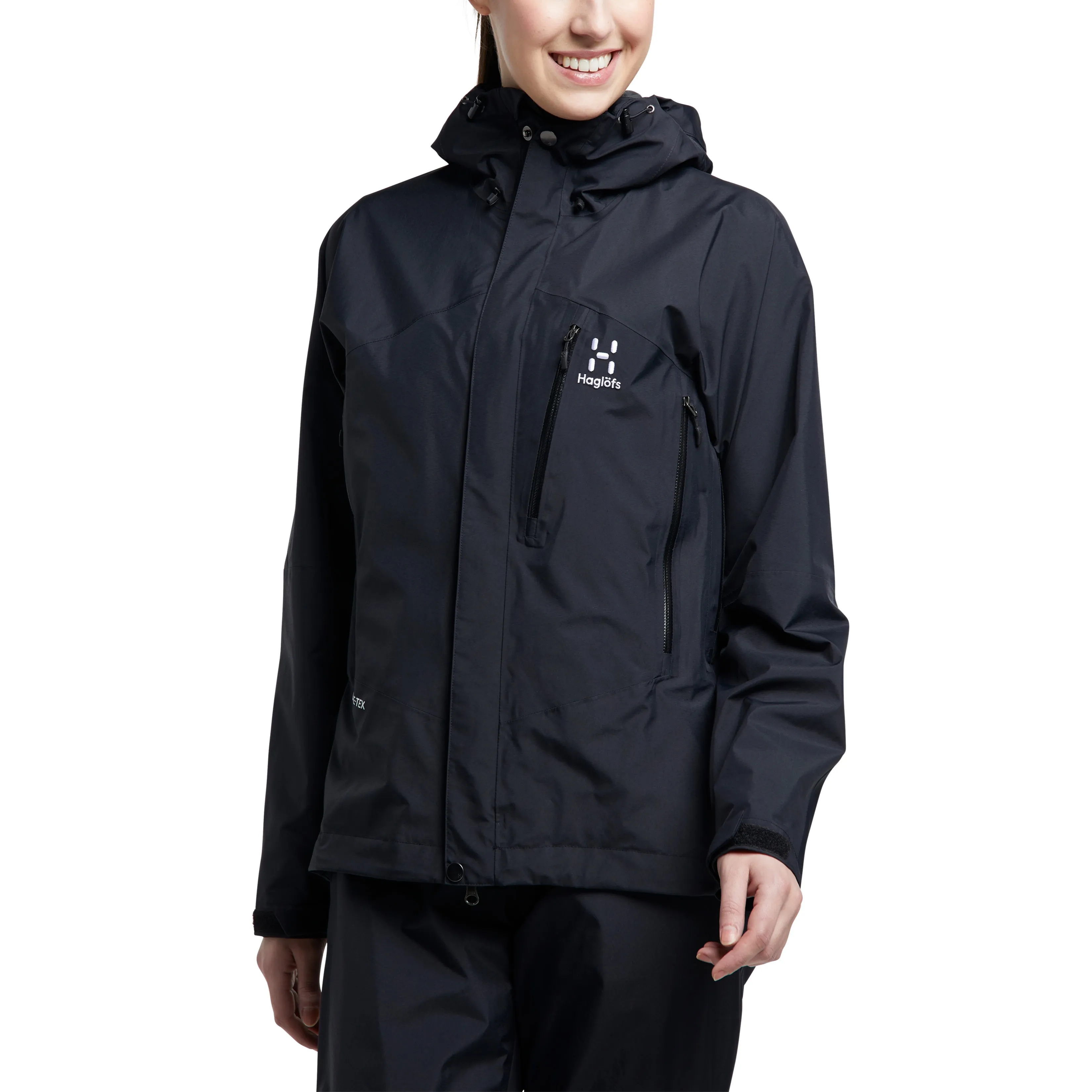 Haglöfs Women&#x27;s Astral GORE-TEX Jacket True Black | Buy Haglöfs Women&#x27;s Astral GORE-TEX Jacket True Black here | Outnorth