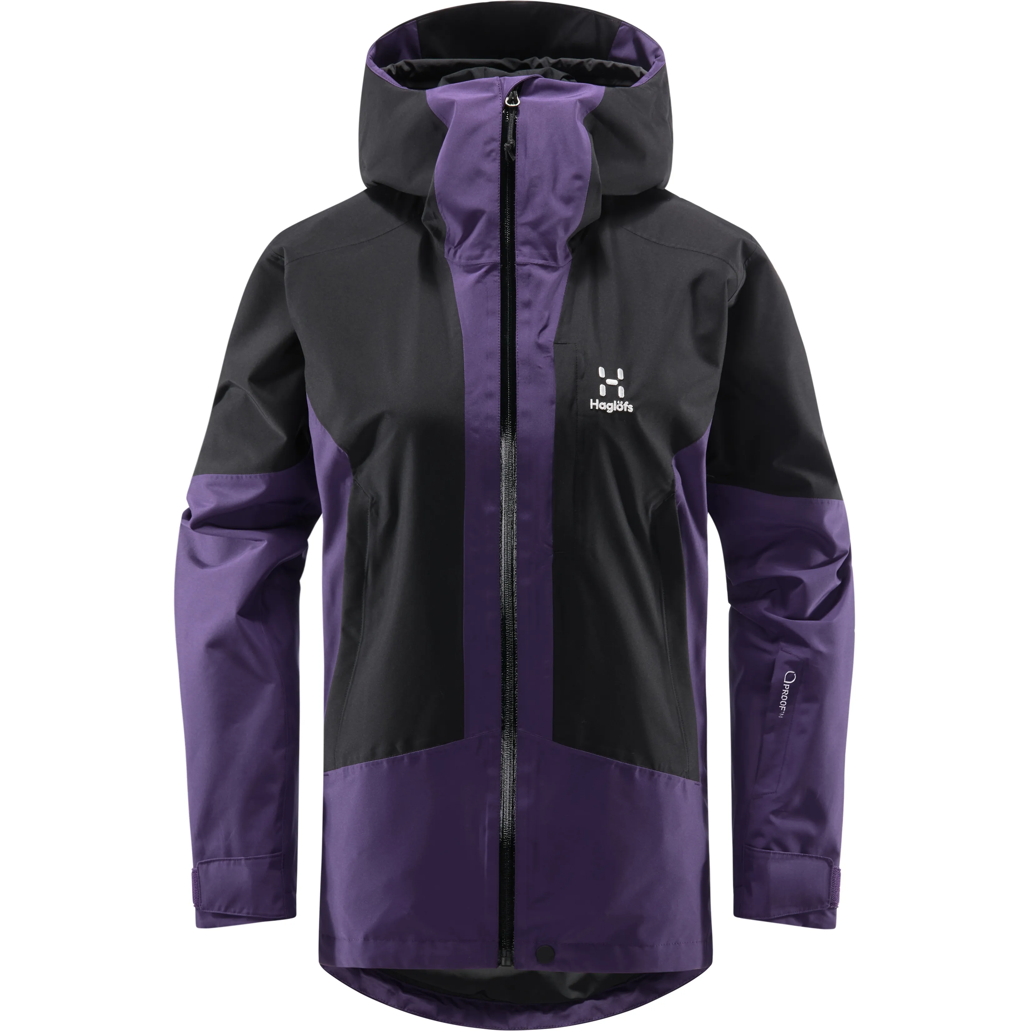 Haglöfs Women&#x27;s Lumi Jacket Purple Rain/True Black | Buy Haglöfs Women&#x27;s Lumi Jacket Purple Rain/True Black here | Outnorth