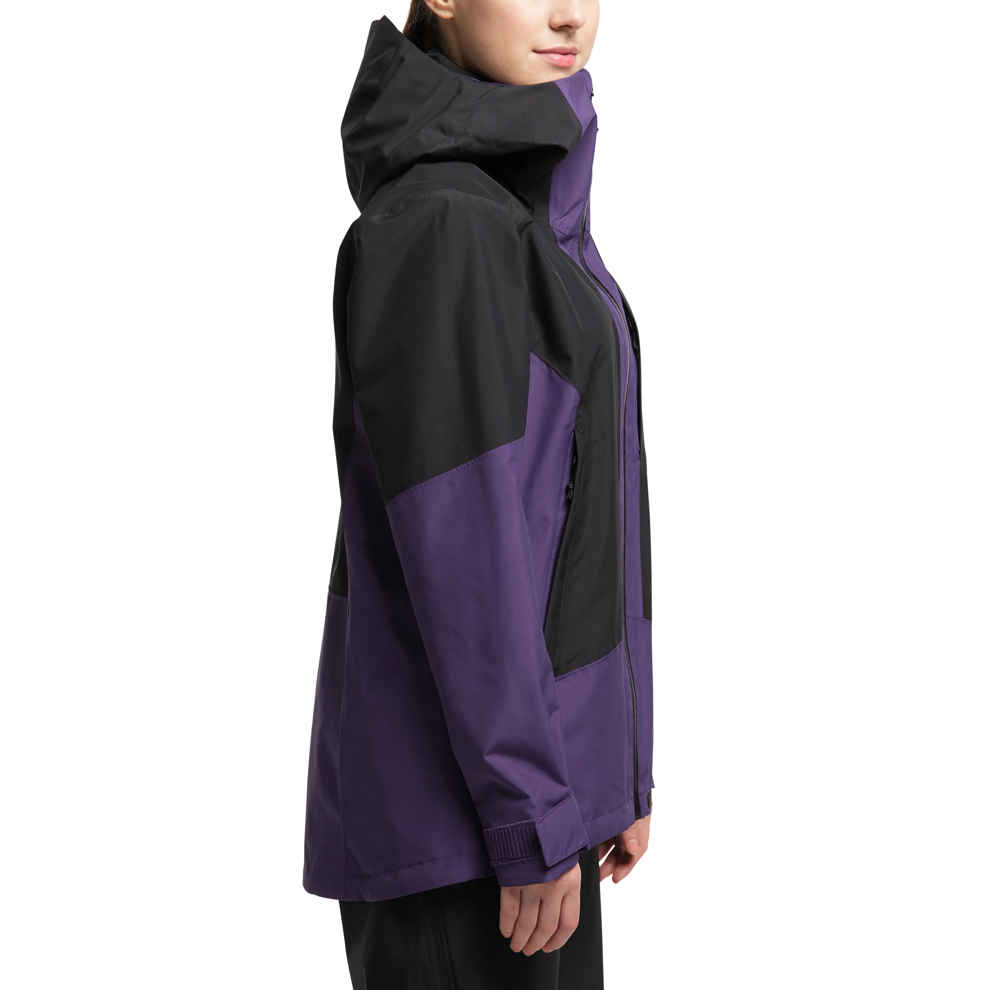 Haglöfs Women&#x27;s Lumi Jacket Purple Rain/True Black | Buy Haglöfs Women&#x27;s Lumi Jacket Purple Rain/True Black here | Outnorth