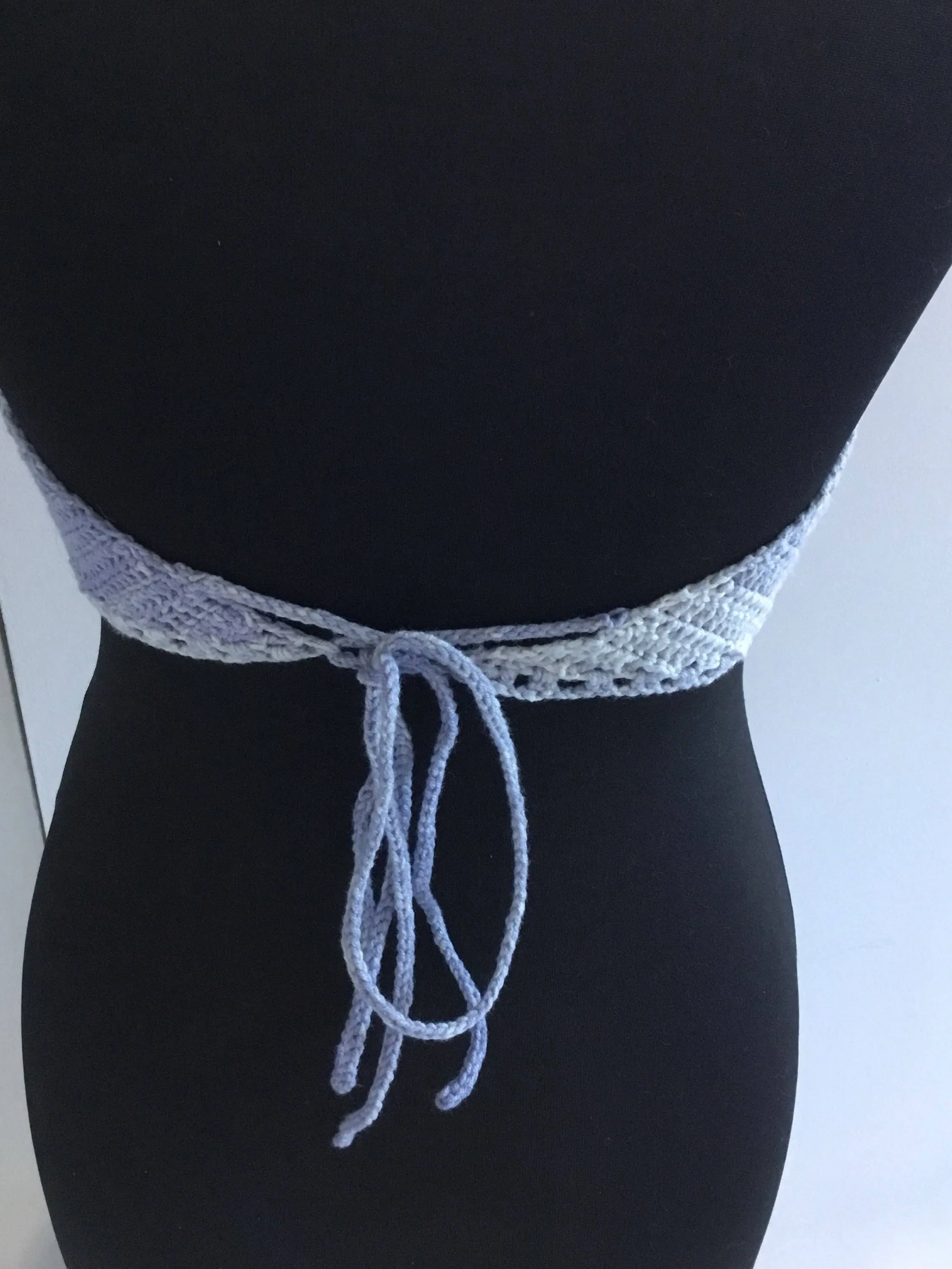 Handmade Crochet Festival Halter Top