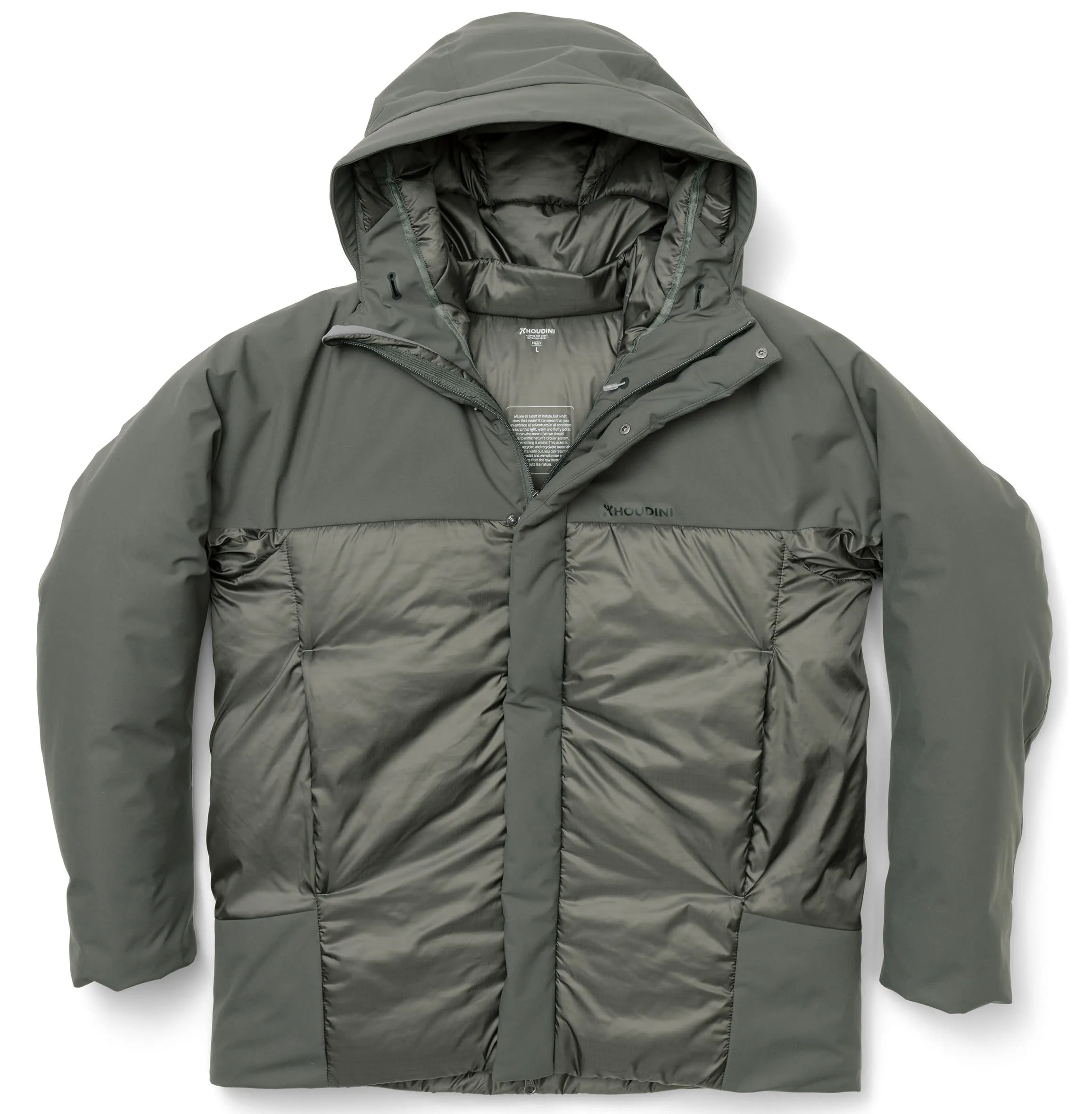 Houdini Men&#x27;s Bouncer Jacket Baremark Green | Buy Houdini Men&#x27;s Bouncer Jacket Baremark Green here | Outnorth