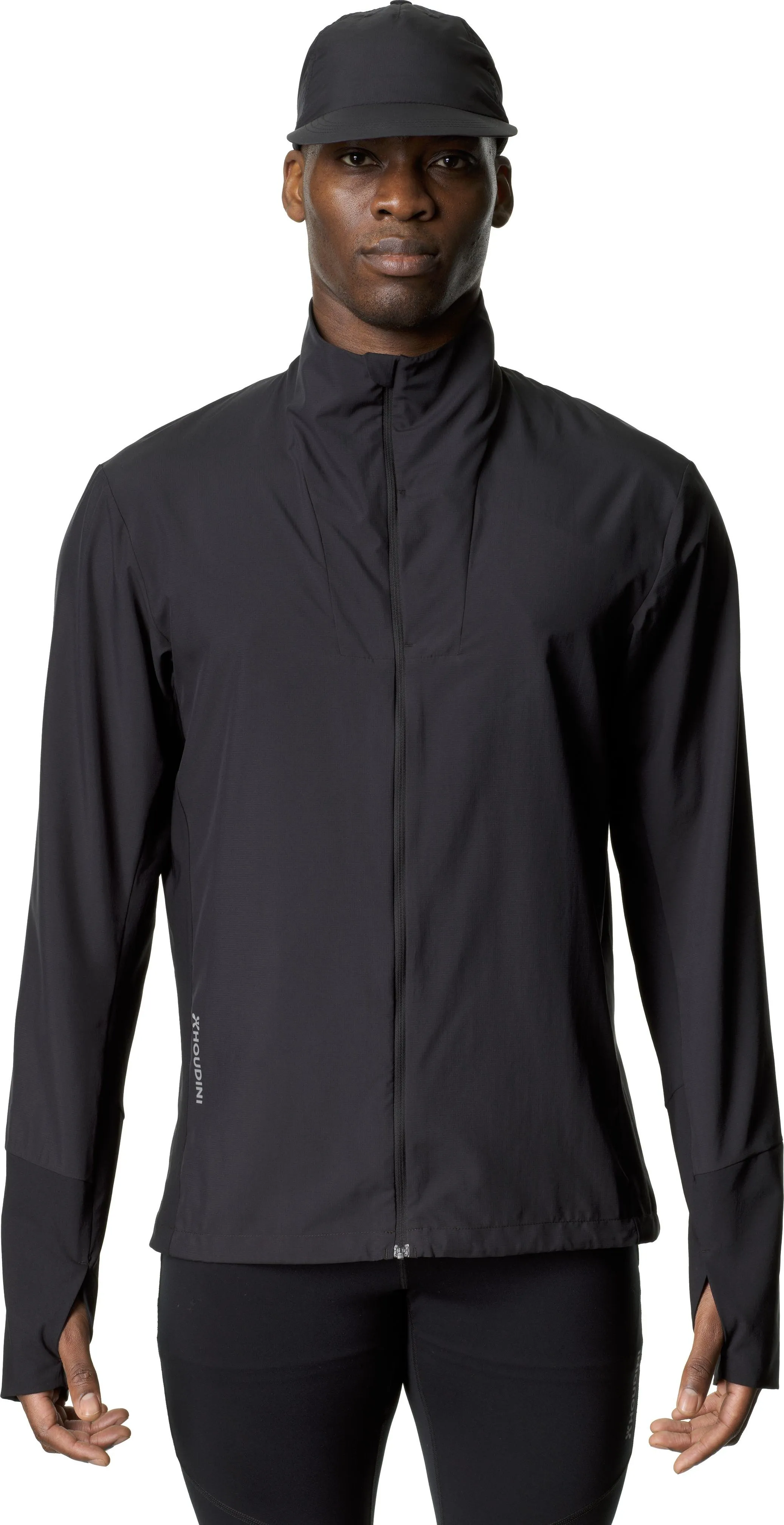 Houdini Men&#x27;s Pace Wind Jacket True Black | Buy Houdini Men&#x27;s Pace Wind Jacket True Black here | Outnorth