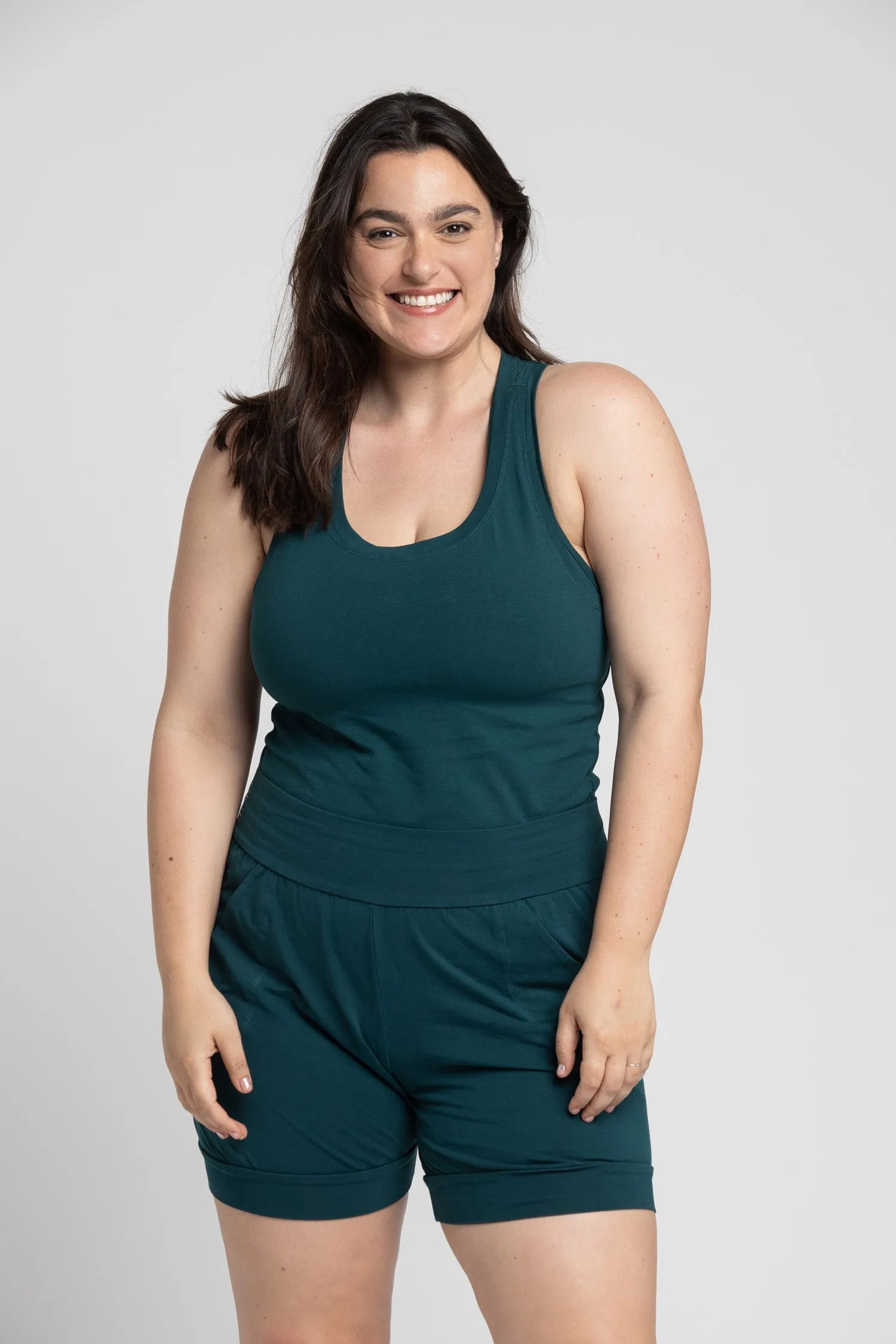 I'mPerfect Organic Cotton Racer Tank Top 50%off
