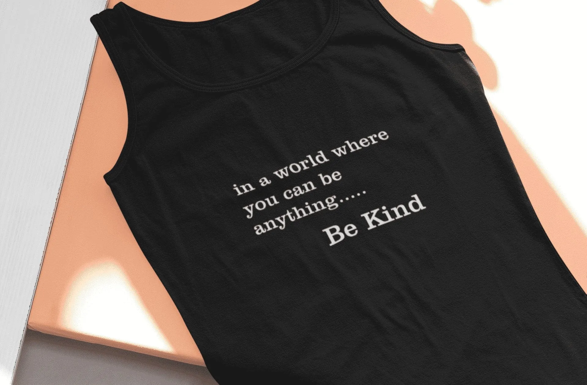 In a world where you can be anything, Be Kind | Inspire Organic Ladies Tank Top