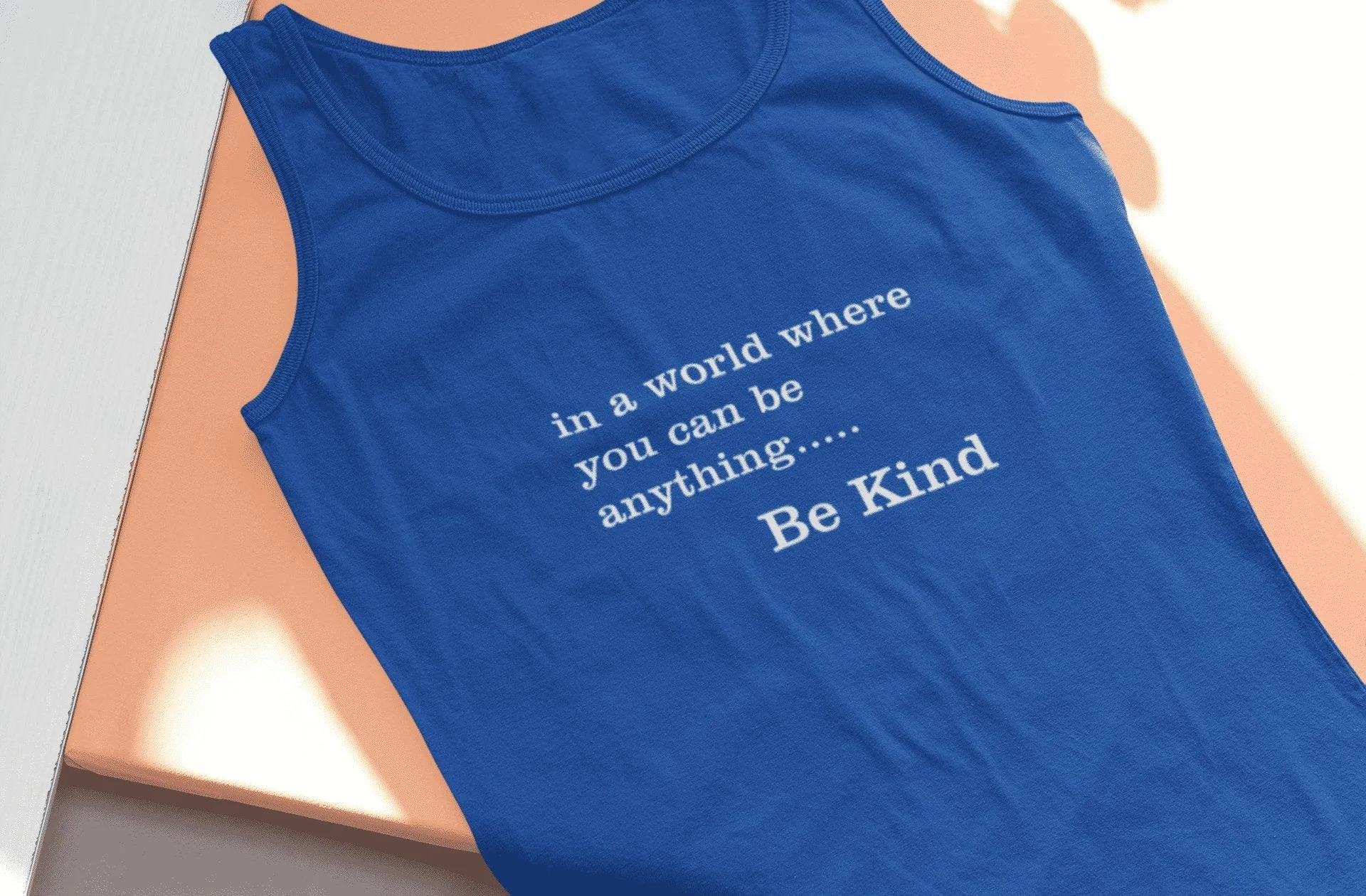In a world where you can be anything, Be Kind | Inspire Organic Ladies Tank Top