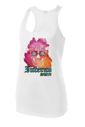 Inferno Sports Watercolor Sugar Skull Tank