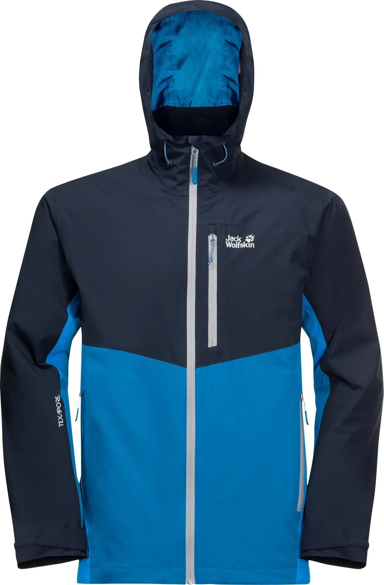 Jack Wolfskin Men&#x27;s Eagle Peak Jacket Blue Pacific | Buy Jack Wolfskin Men&#x27;s Eagle Peak Jacket Blue Pacific here | Outnorth