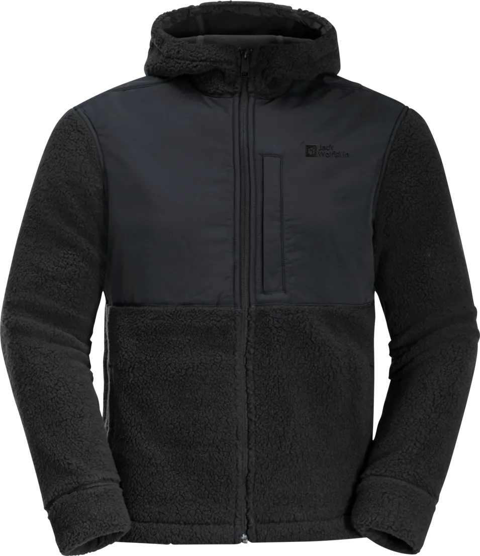 Jack Wolfskin Men&#x27;s Felslicht Hooded Jacket Black | Buy Jack Wolfskin Men&#x27;s Felslicht Hooded Jacket Black here | Outnorth