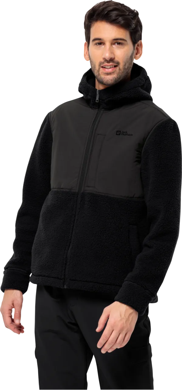 Jack Wolfskin Men&#x27;s Felslicht Hooded Jacket Black | Buy Jack Wolfskin Men&#x27;s Felslicht Hooded Jacket Black here | Outnorth