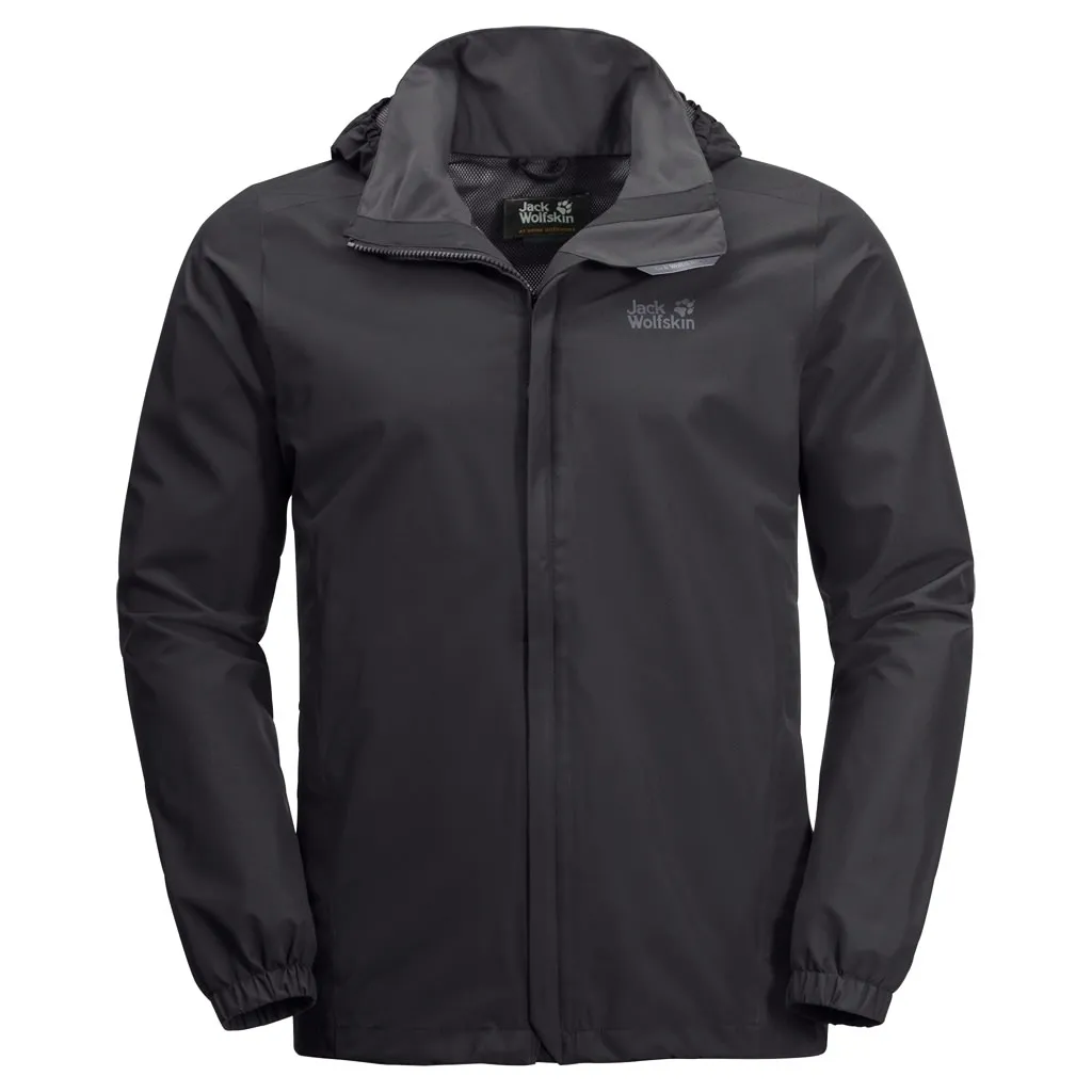 Jack Wolfskin Men&#x27;s Stormy Point Jacket (2021) Black | Buy Jack Wolfskin Men&#x27;s Stormy Point Jacket (2021) Black here | Outnorth