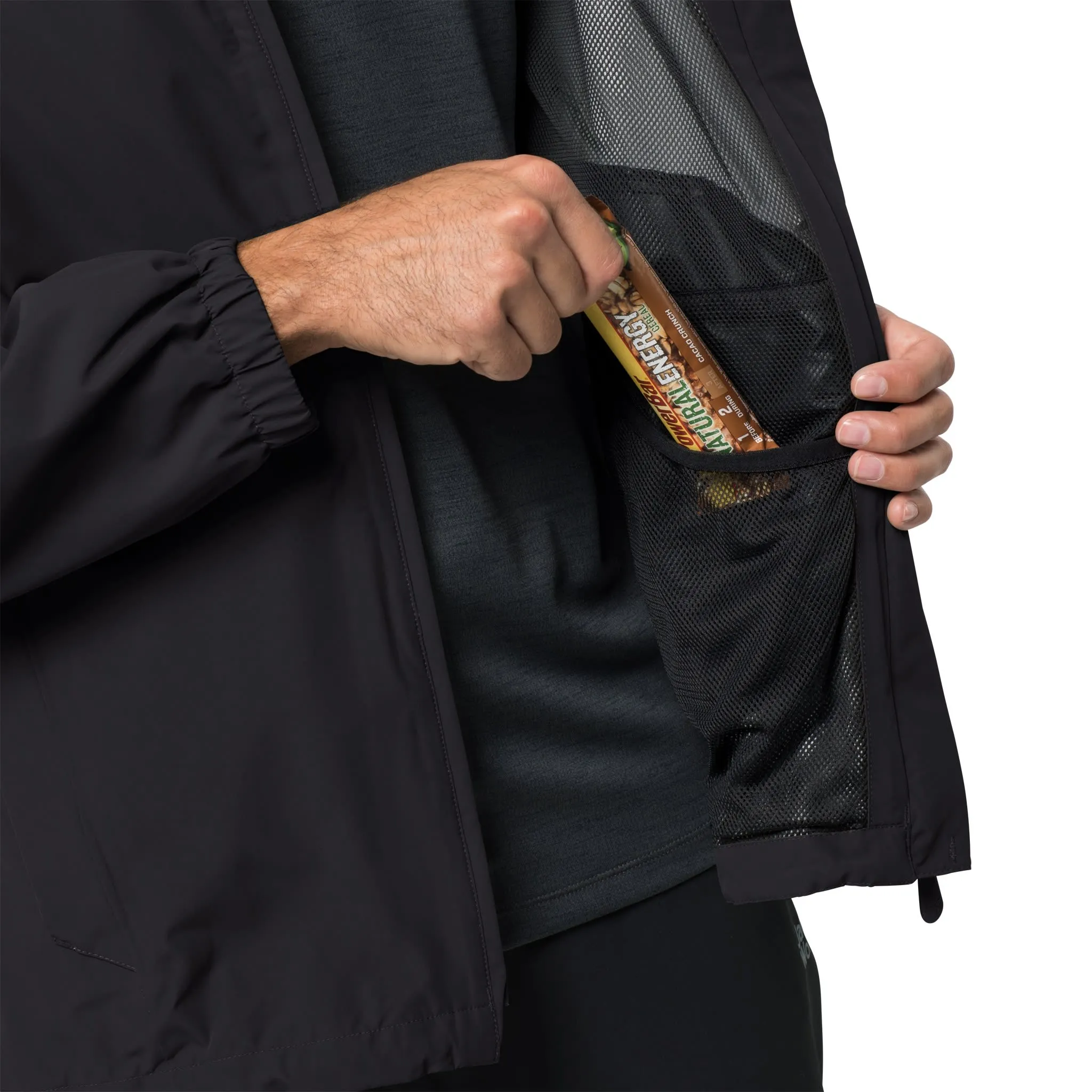 Jack Wolfskin Men&#x27;s Stormy Point Jacket (2021) Black | Buy Jack Wolfskin Men&#x27;s Stormy Point Jacket (2021) Black here | Outnorth
