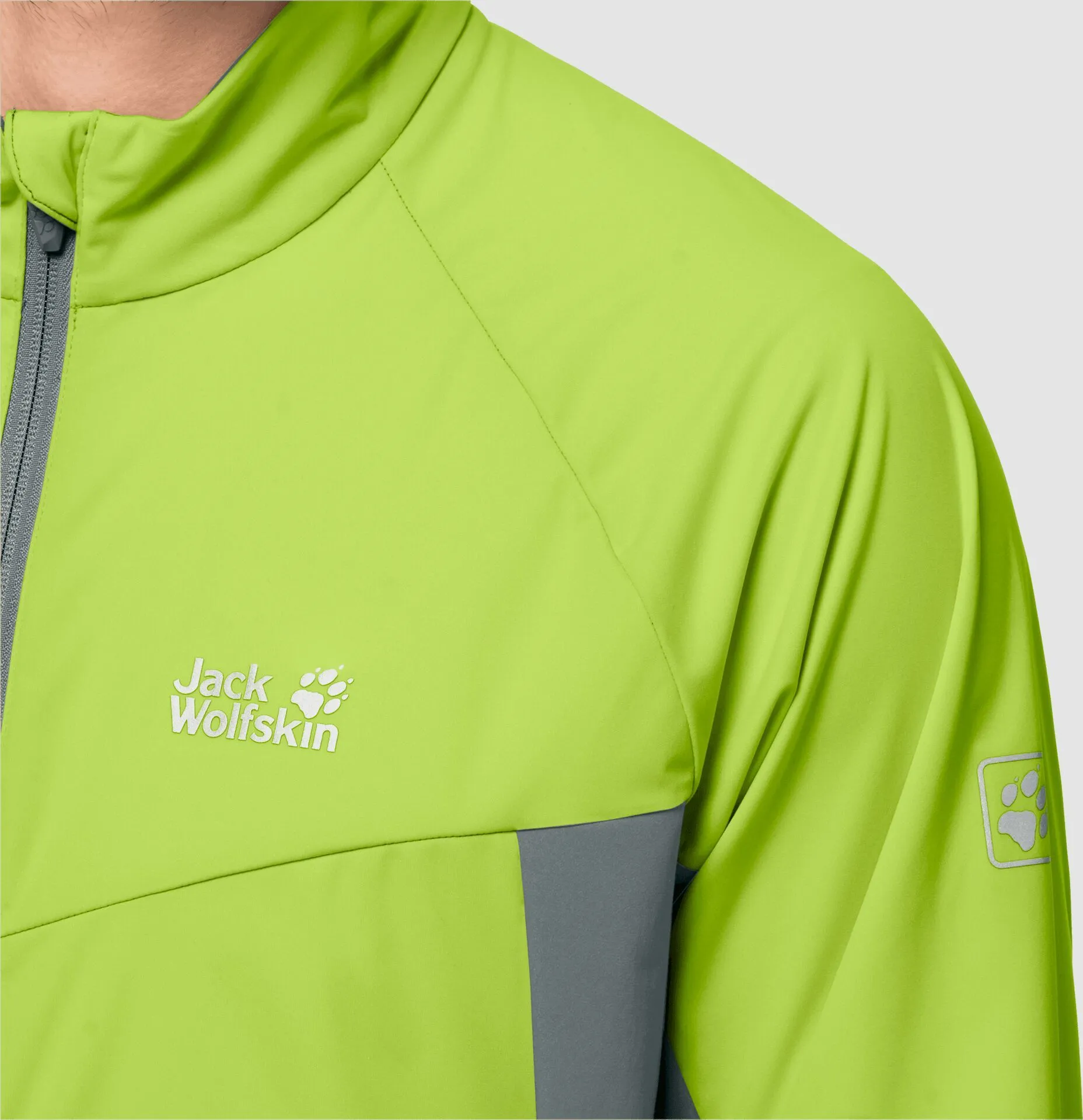Jack Wolfskin Men&#x27;s Tourer Softshell Jacket Spring Lime | Buy Jack Wolfskin Men&#x27;s Tourer Softshell Jacket Spring Lime here | Outnorth