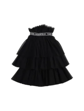 Karl Lagerfeld   Multi-layered tulle midi skirt 