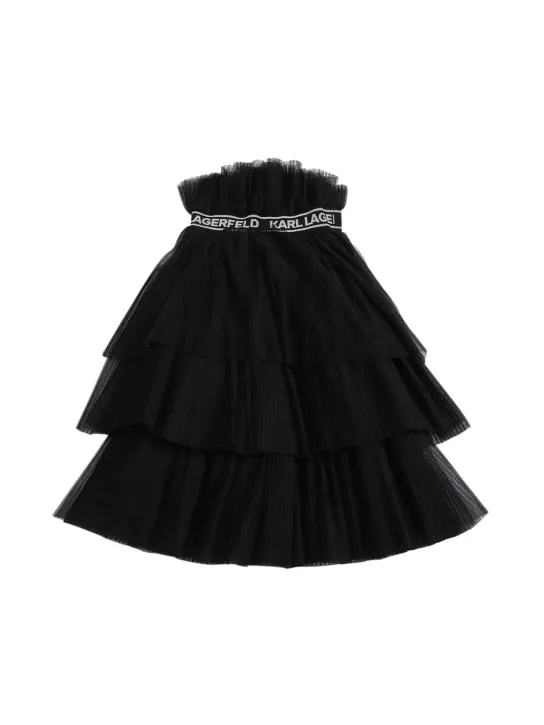 Karl Lagerfeld   Multi-layered tulle midi skirt 