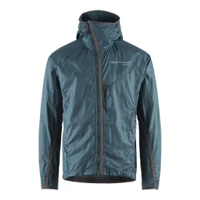 Klättermusen Men&#x27;s Ansur Hooded Wind Jacket Midnight Blue | Buy Klättermusen Men&#x27;s Ansur Hooded Wind Jacket Midnight Blue here | Outnorth