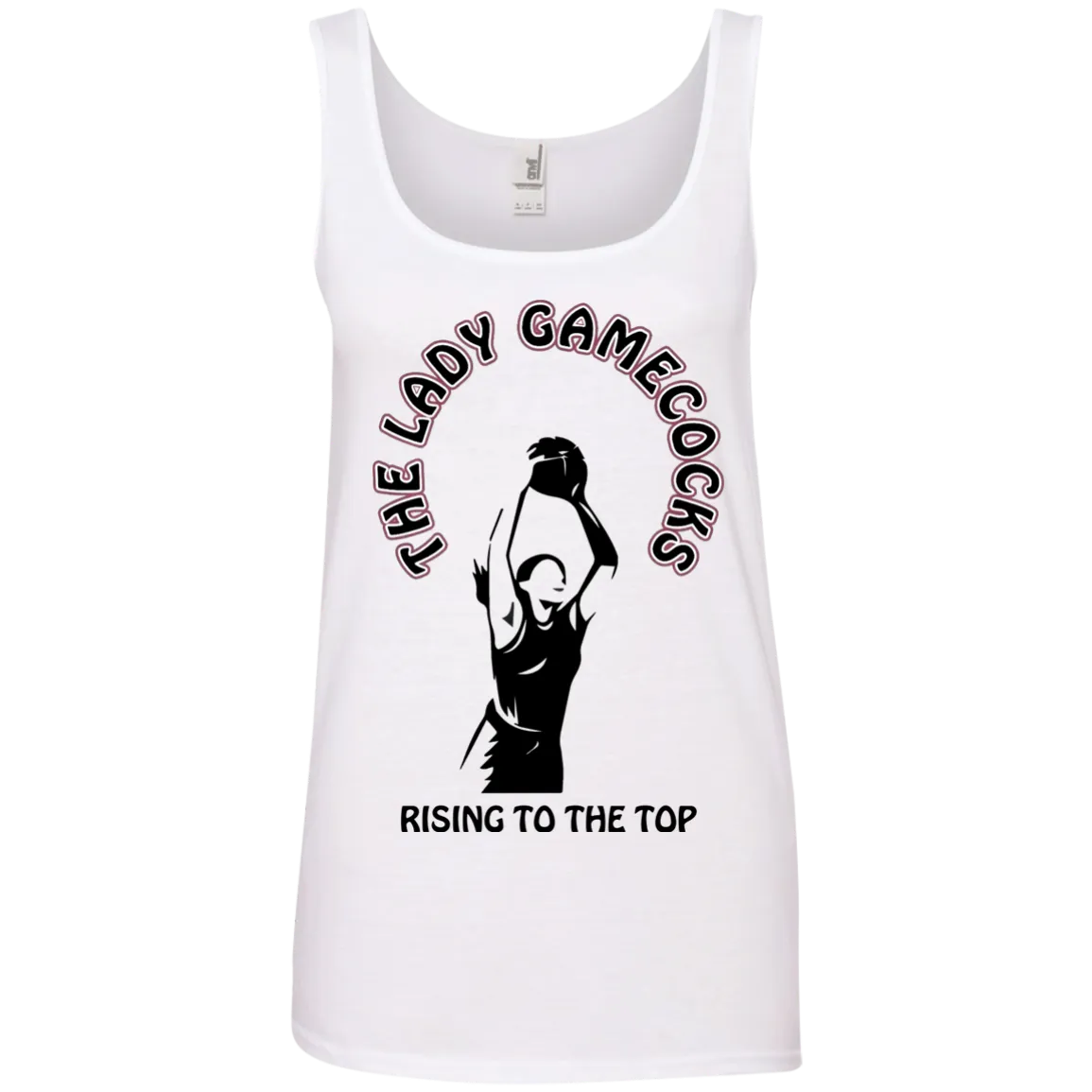 Lady Gamecocks Women's Basketball-Inspired 100% Ringspun Cotton Tank Top