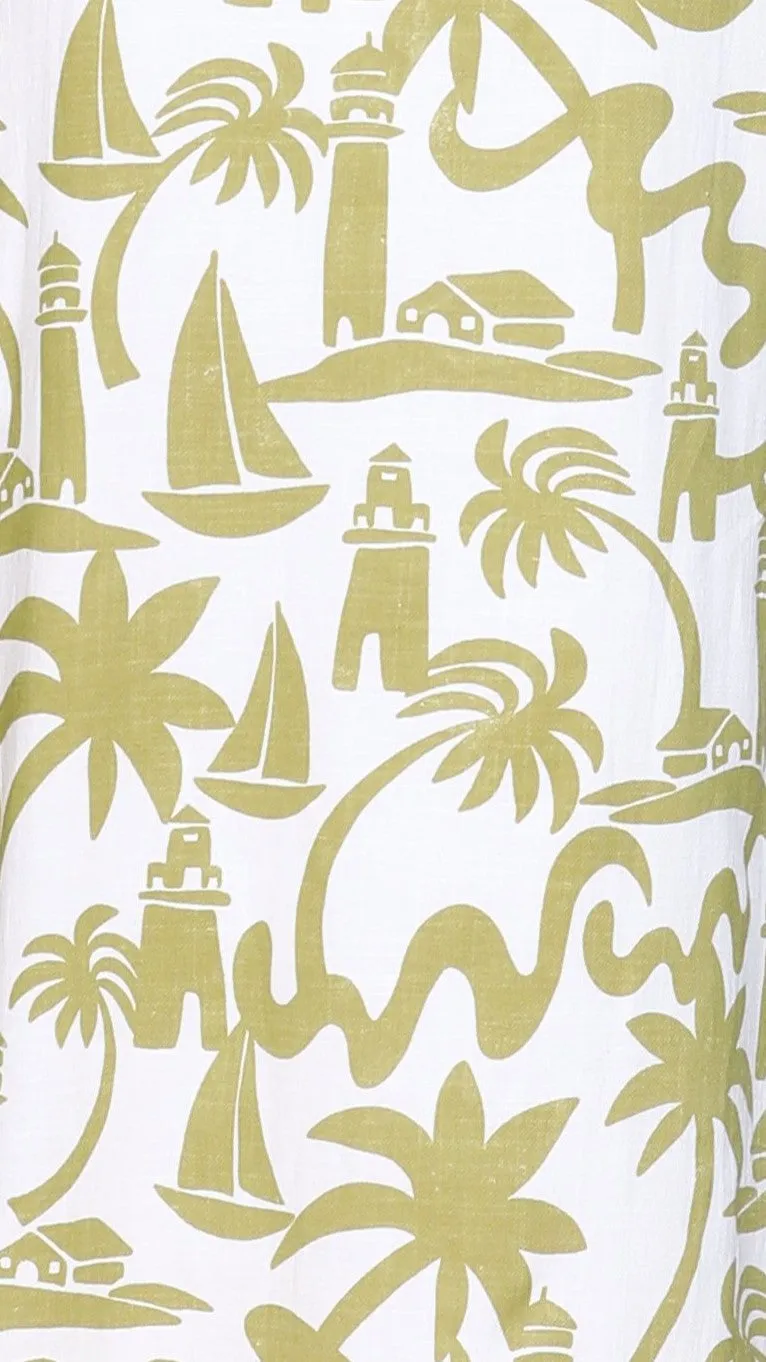 Lennox Shorts - Lighthouse Print