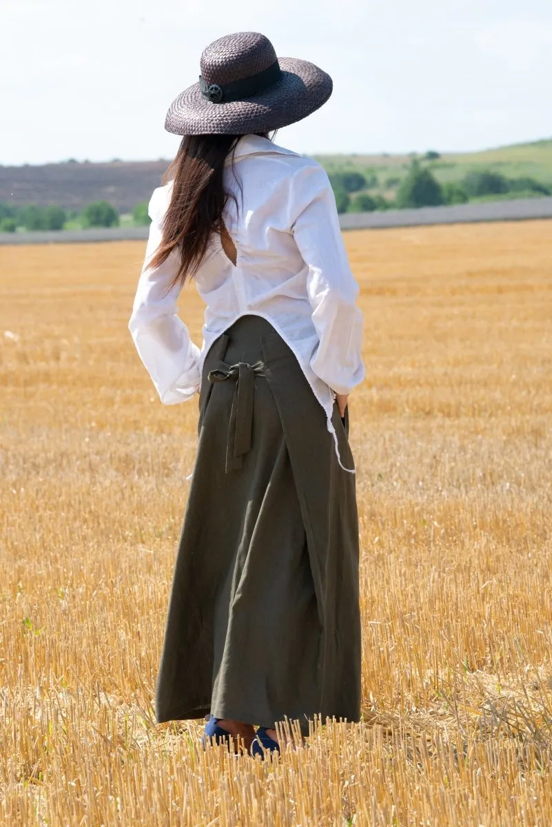 Linen Long Boho Skirt RACHEL
