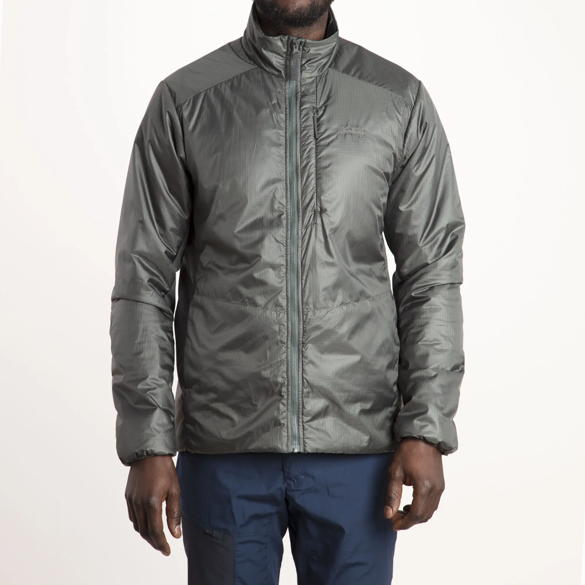 Lundhags Men&#x27;s Idu Light Jacket Dark Agave | Buy Lundhags Men&#x27;s Idu Light Jacket Dark Agave here | Outnorth