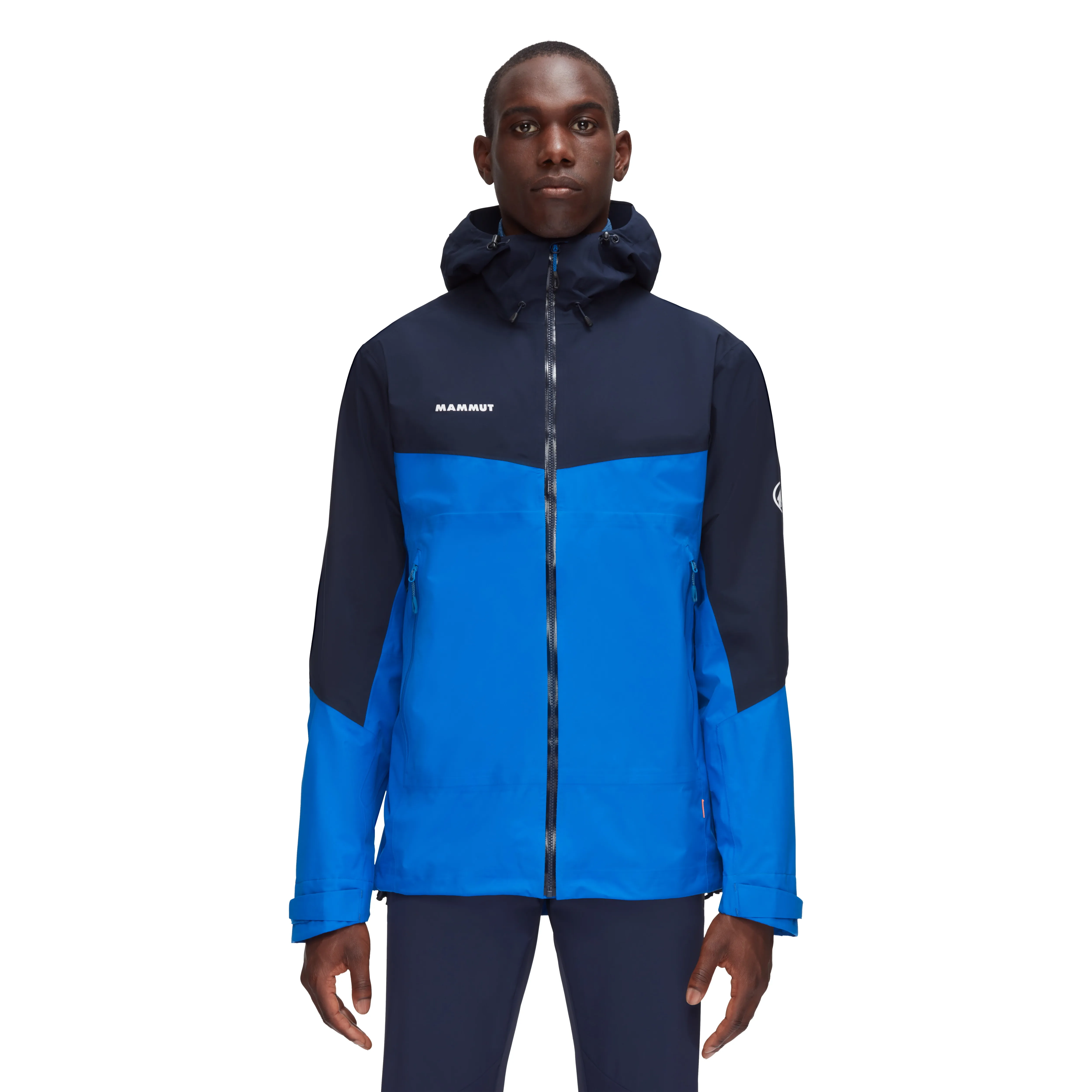 Mammut Men&#x27;s Convey Tour Hs Hooded Jacket Ice/Marine | Buy Mammut Men&#x27;s Convey Tour Hs Hooded Jacket Ice/Marine here | Outnorth