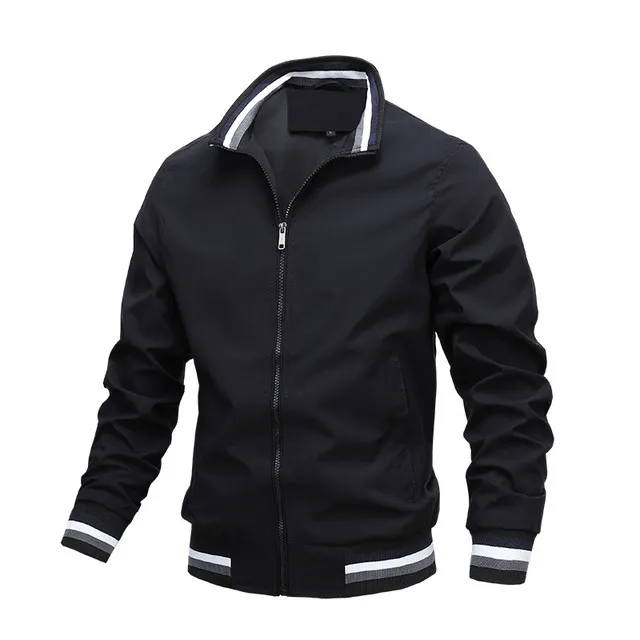 Men's All-Season Lightweight Bomber Jacket for Versatile Style