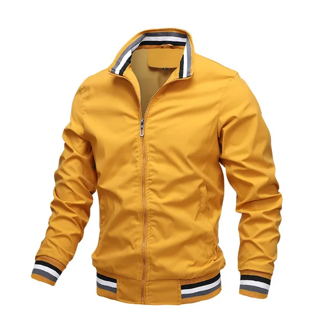 Men's All-Season Lightweight Bomber Jacket for Versatile Style