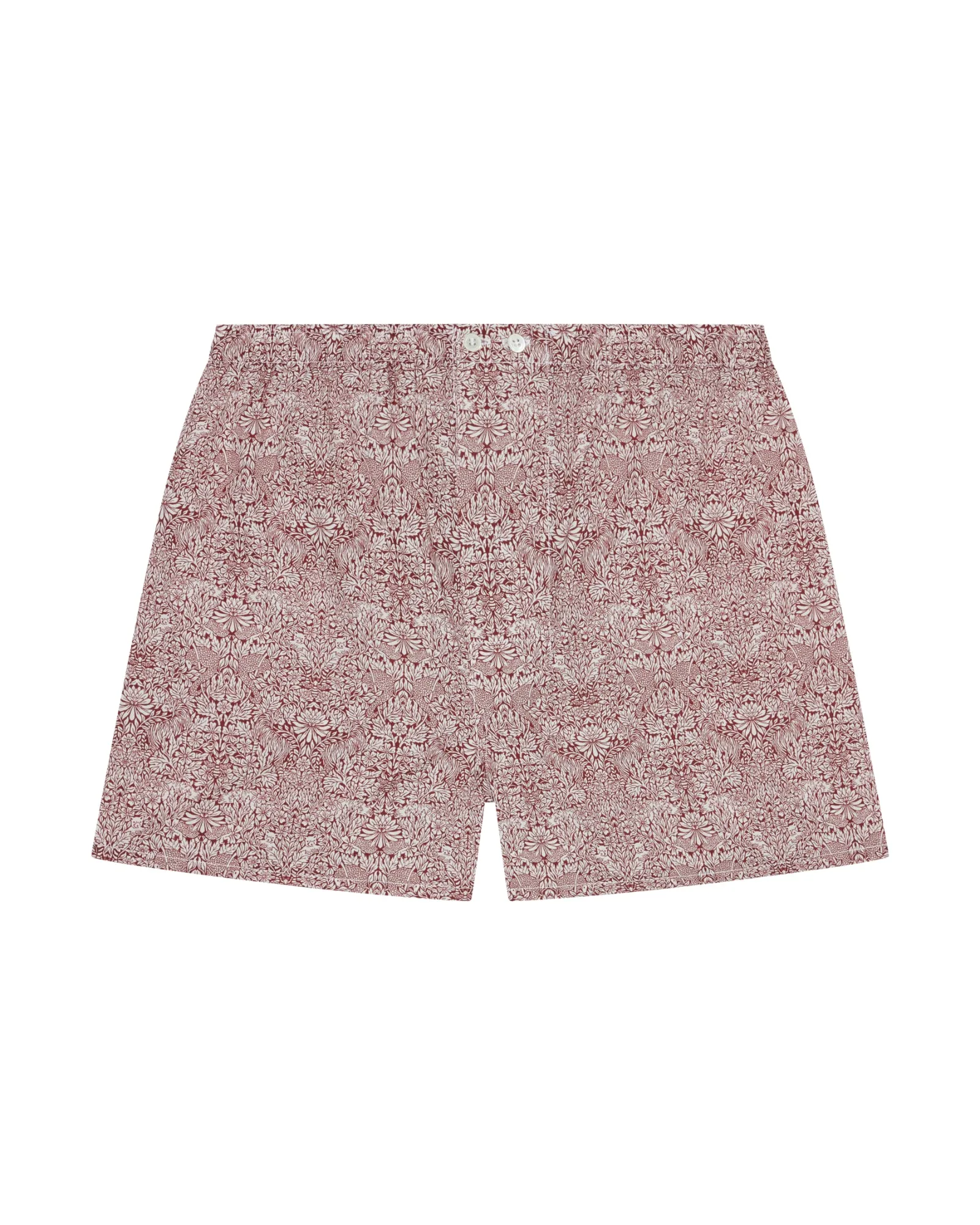 Men's Fine Cotton Boxer Shorts Made with Liberty Fabric - Sacred Forest