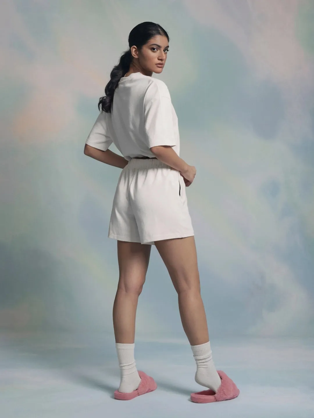 Moody Cotton Girls T Shirt and Shorts ComboSet
