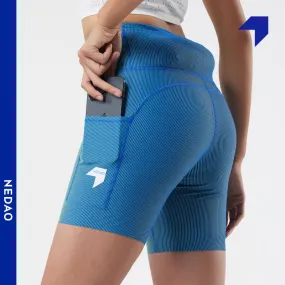 Nedao Women's VelocityX 1/2-Length Running Tights (6'' Inseam)