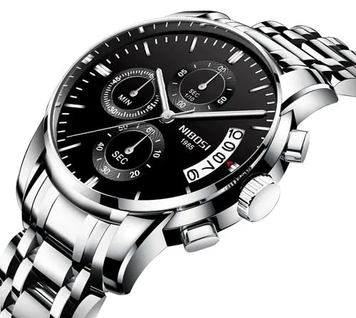 NIBOSI Top Luxury Brand Watches Mens Quartz Waterproof Army Military Men Watch Reloj Hombre Zegarek Meski Relogio Masculino