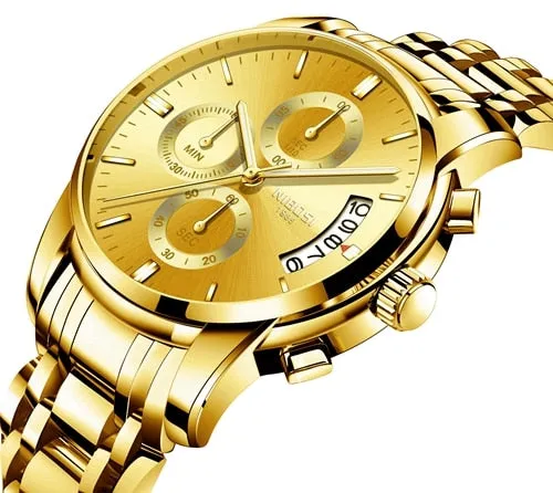 NIBOSI Top Luxury Brand Watches Mens Quartz Waterproof Army Military Men Watch Reloj Hombre Zegarek Meski Relogio Masculino