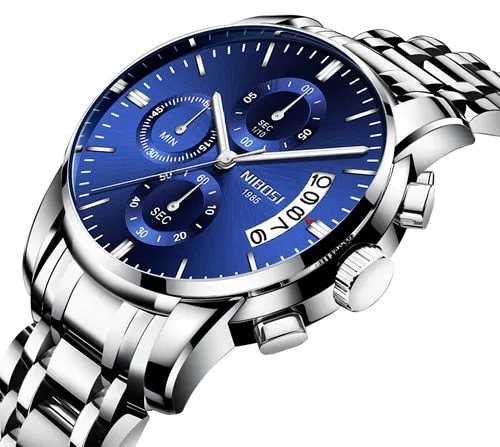 NIBOSI Top Luxury Brand Watches Mens Quartz Waterproof Army Military Men Watch Reloj Hombre Zegarek Meski Relogio Masculino