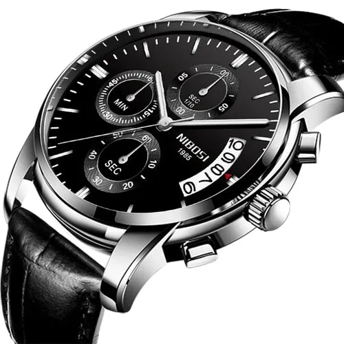 NIBOSI Top Luxury Brand Watches Mens Quartz Waterproof Army Military Men Watch Reloj Hombre Zegarek Meski Relogio Masculino