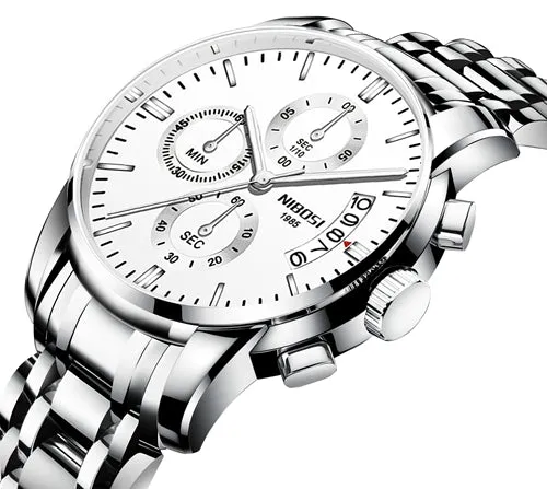 NIBOSI Top Luxury Brand Watches Mens Quartz Waterproof Army Military Men Watch Reloj Hombre Zegarek Meski Relogio Masculino